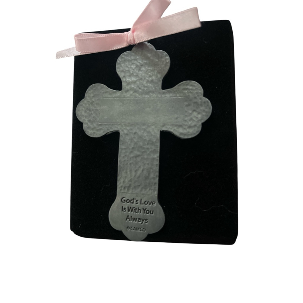 Girl's CAMCO Blessing Cross Decor One Size Silver Pink 🏷️ - Picture 4 of 4